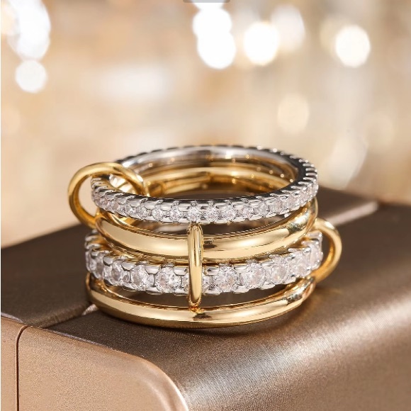 Neiman Marcus Jewelry - 18k Interlocked Stacking Ring